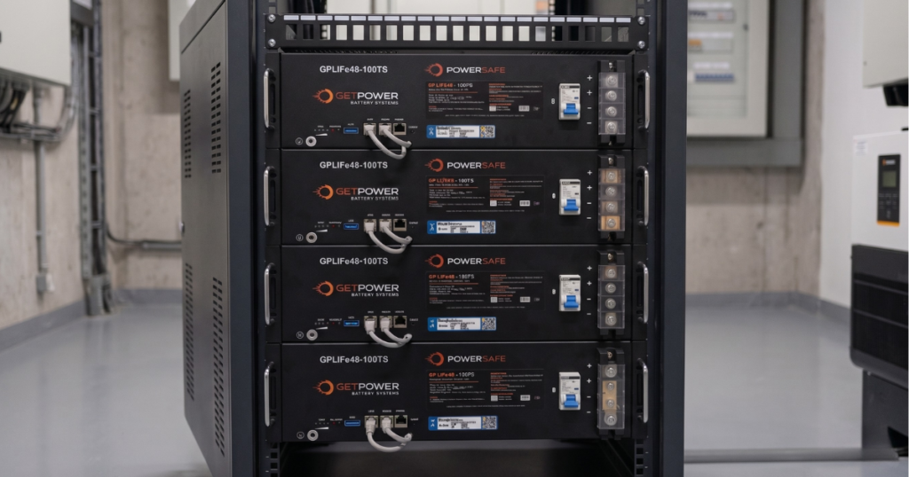 Bateria de lítio Getpower em aplicação